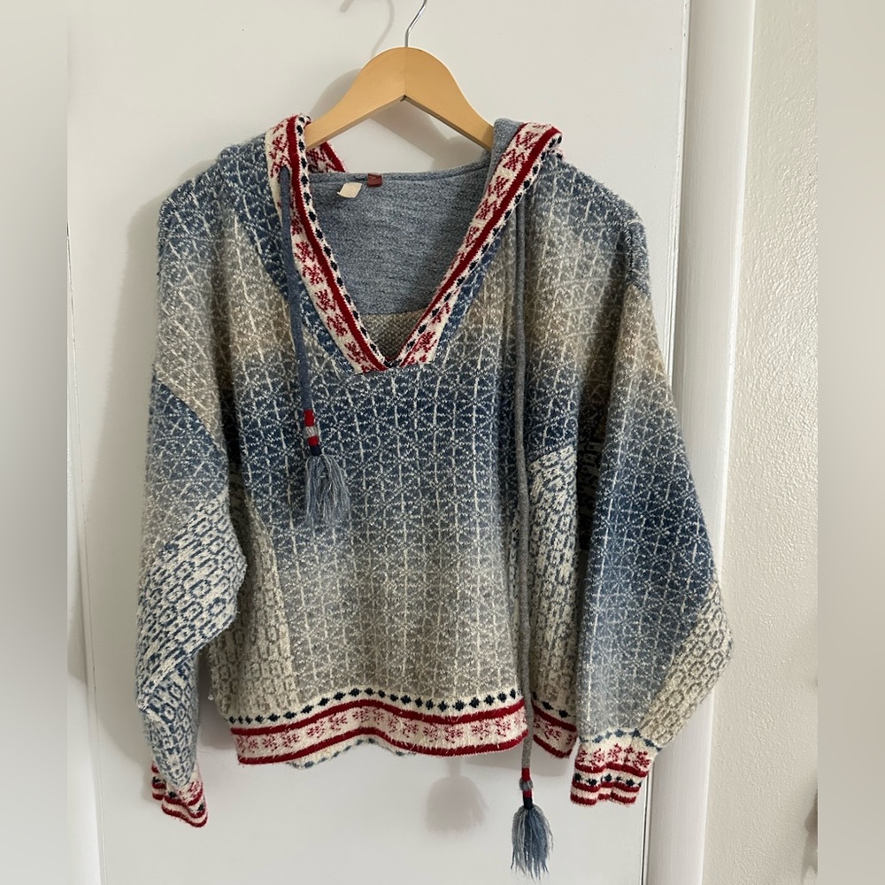 Anthropologie Pilcro Abstract Hoodie Small